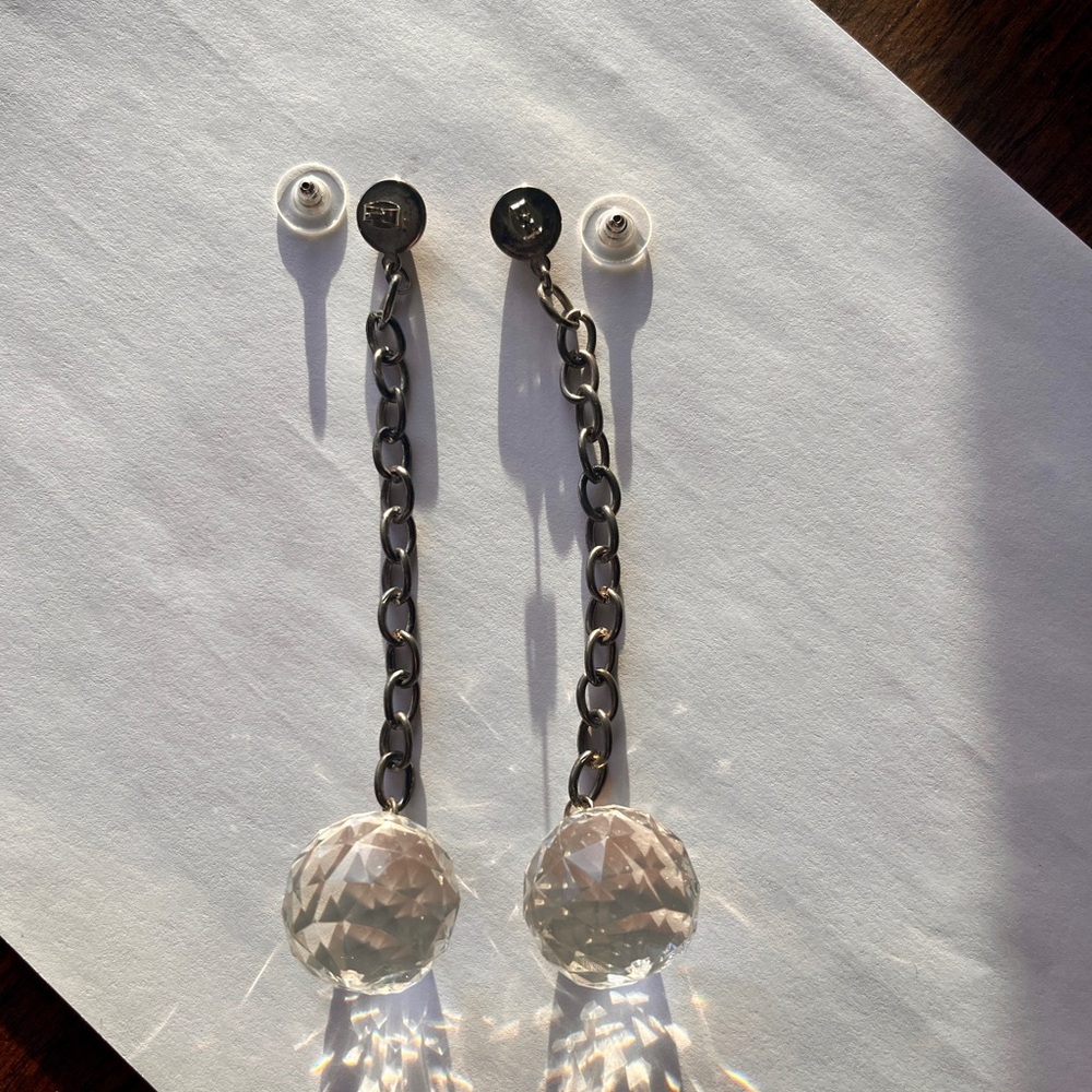 Vintage Statement Shoulder Duster Drop Earrings - image 6